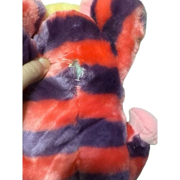 Vintage Disneyland Alice In Wonderland Cheshire Cat 18” Stuffed Plush Toy Doll - Picture 7 of 9